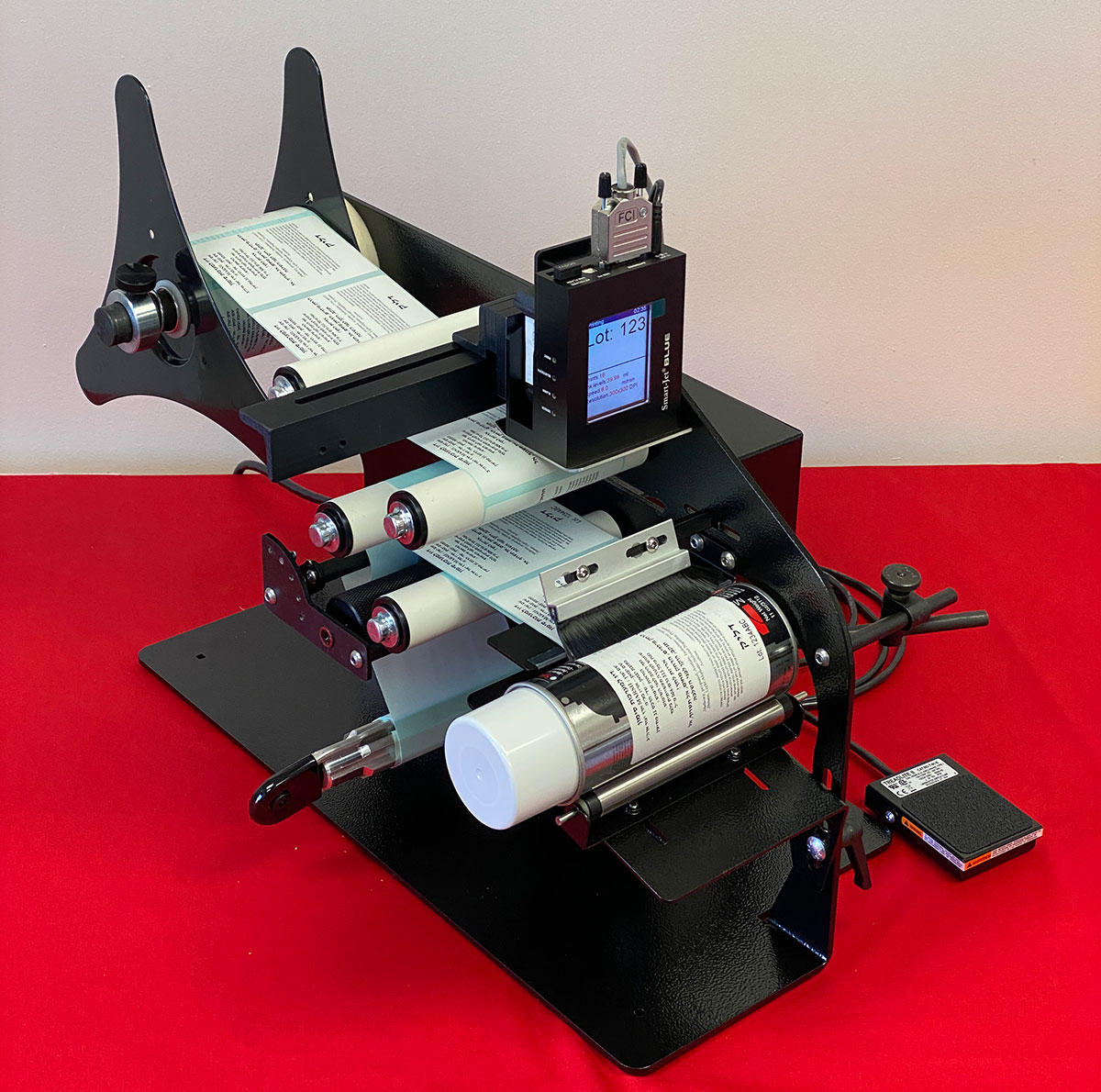 LA2100PR w Printer Angle 1