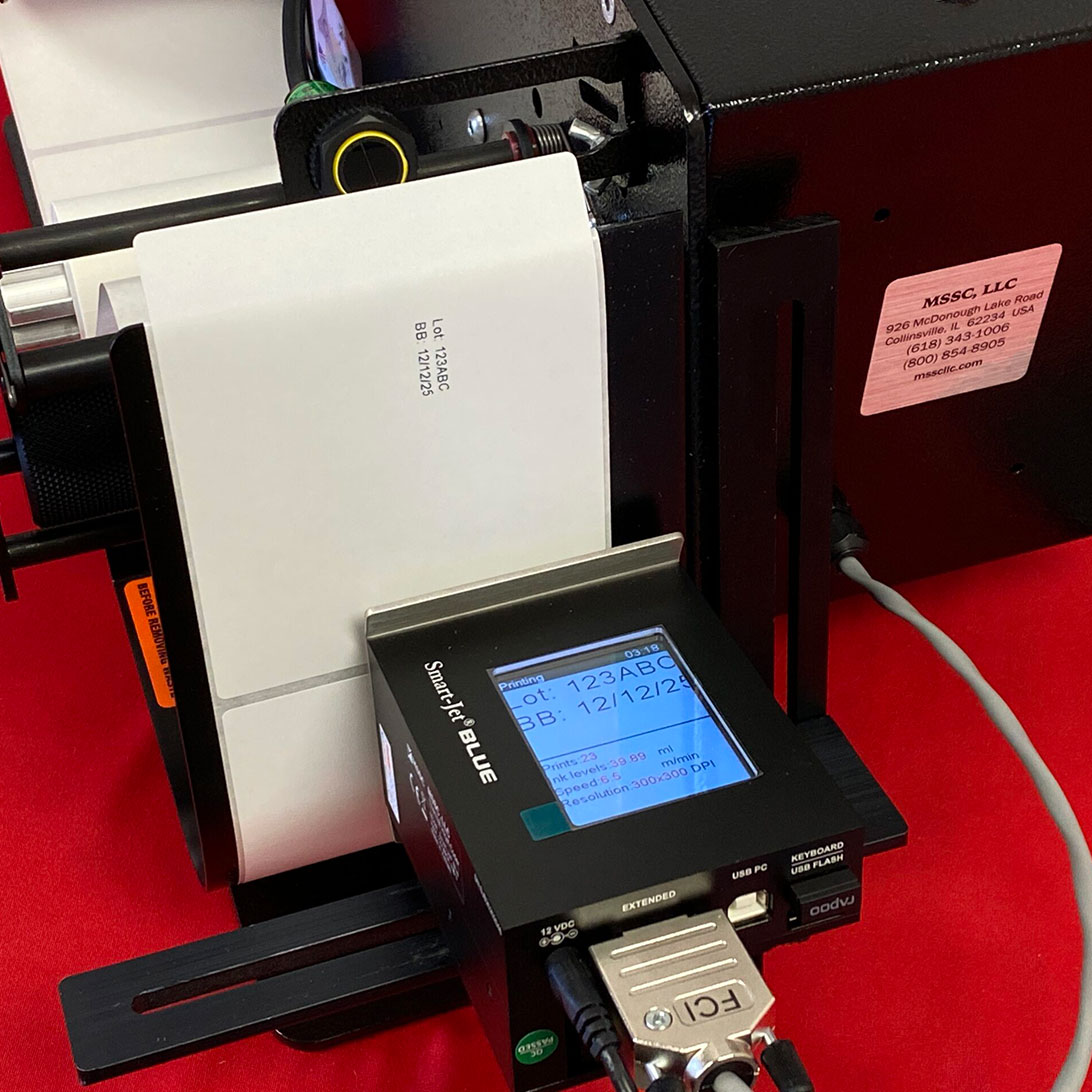 LD450PR w Printer Close scaled 1